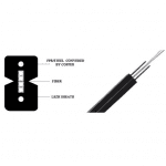 G657a Lszh Fiber Optic Cable 1 2 4 Core Ftth Cable Drop - Buy Cable Drop,Ftth Cable,Fiber